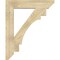 Ekena Millwork Merced Slat Rough Sawn Bracket, Douglas Fir, 6"W x 36"D x 44"H BKT06X36X44MRC06RDF - alternate 3